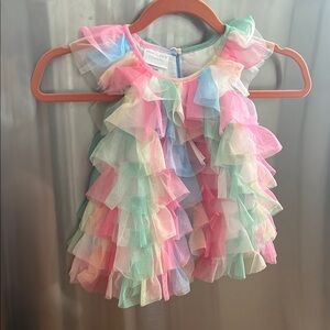 Colorful Ruffled Baby Dress
